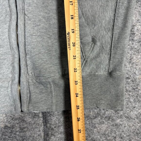 Abercrombie & Fitch Men's Y2K Light Gray High Neck Zip Up Jacket Size XL - Picture 7 of 16